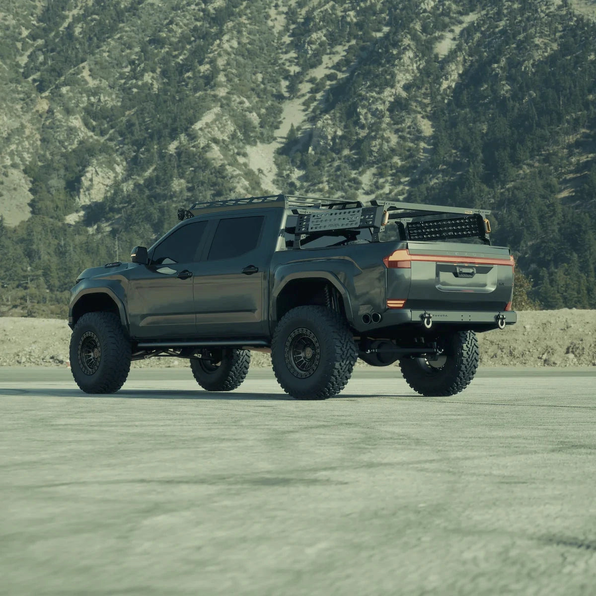 Adjustable length of the RAXA Truck bed rack