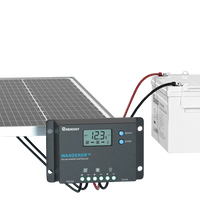 Régulateur de charge pour panneau solaire 10A exemple raccordé