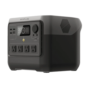 Side view of the battery pack for camping