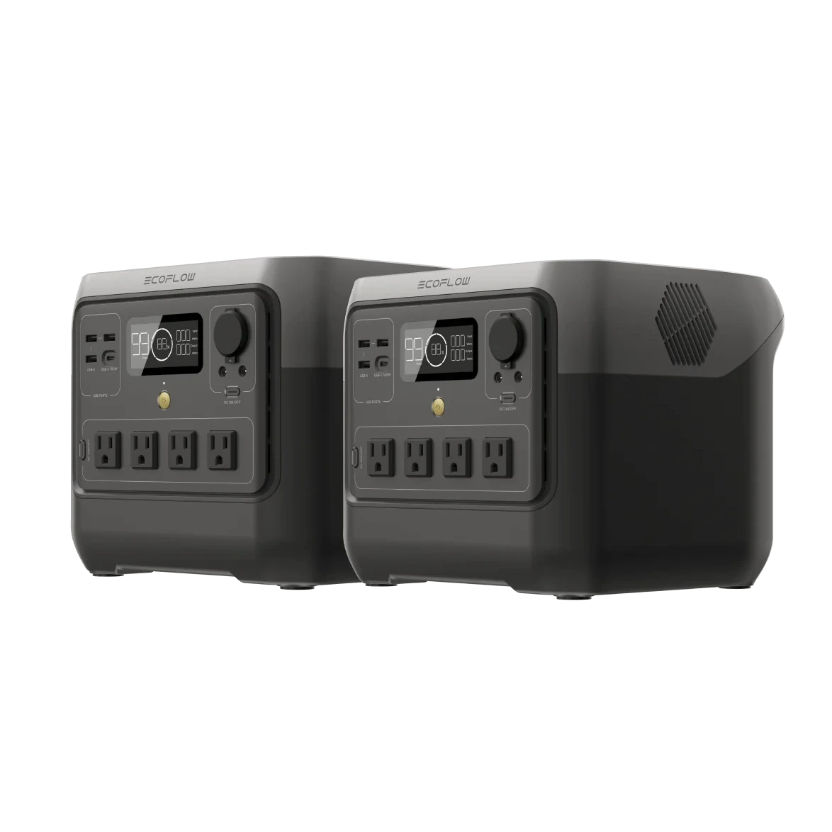 Set of 2 River 2 Pro Ecoflow battery pack