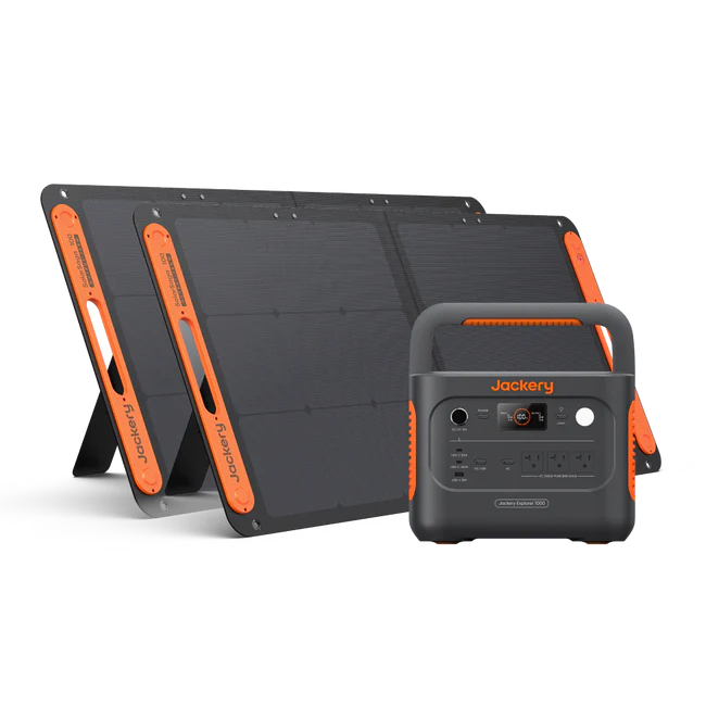 Station Électrique Portable 1000W avec Panneau Solaire