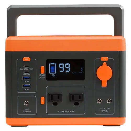 Batterie Portative vue de face