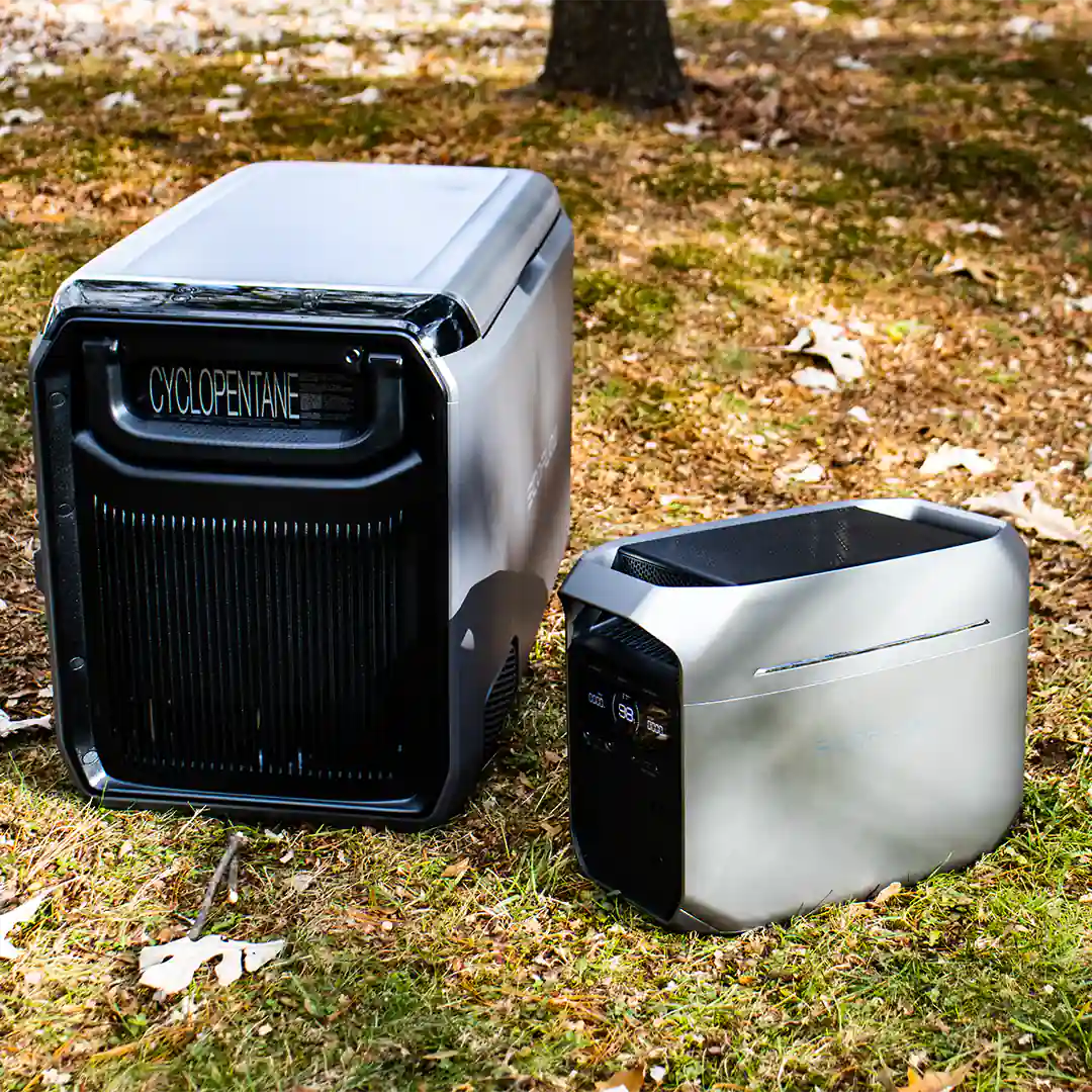 KIT Off Grid Cabin Diesel Heater & Solar Generator + Cooler