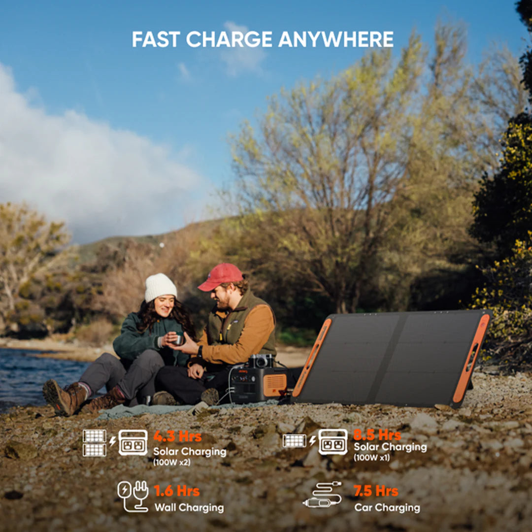 Fast Solar charge of the battery pack anywhere