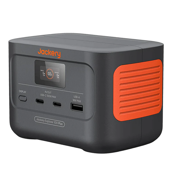 Side view of the Portable Battery Power Bank for camping