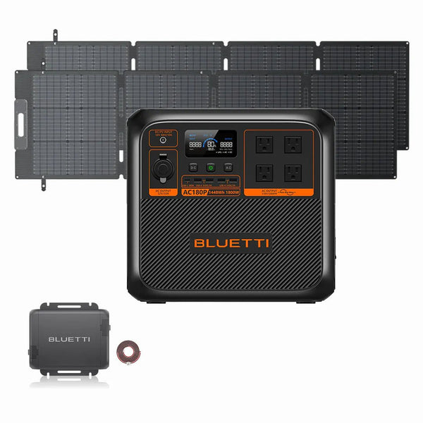 Best camping portable solar power generator kit 1800W