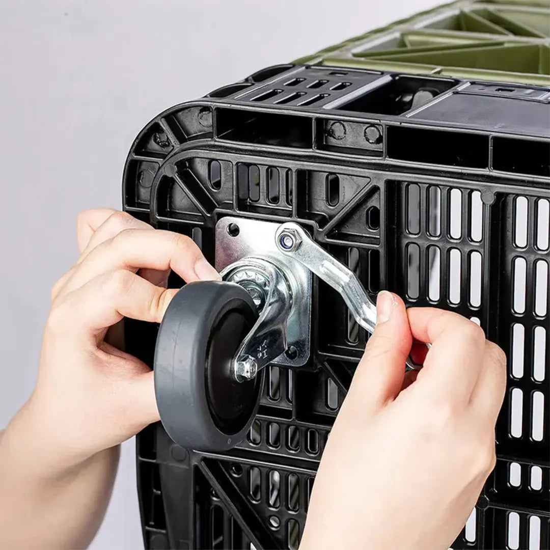 Camping Storage box with wheels