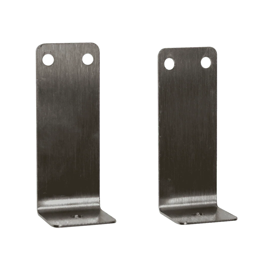 2x Chimney Support Brackets Set for tiny wood burning stove