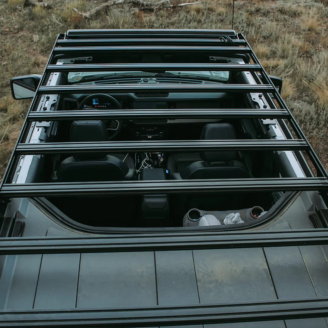 Top view of the Ford Bronco Roof Rack