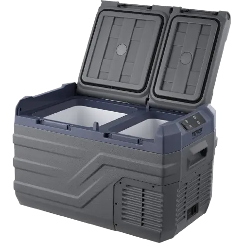 Camper Refrigerator Open