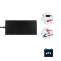 Chargeur de Batterie au Lithium 24V  disposant d'oeuillet de fixation pour installation permanentes 