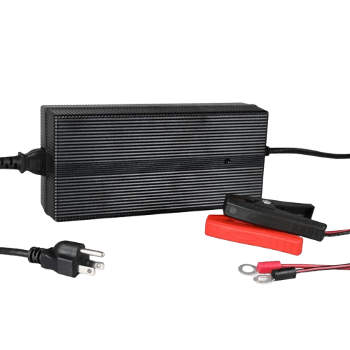 Chargeur de Batterie au Lithium 24V avec pinces pour batteries