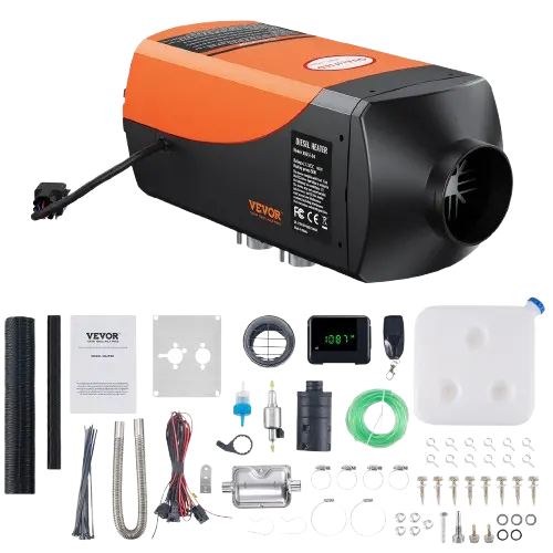 Diesel Heater for campervan with accessories