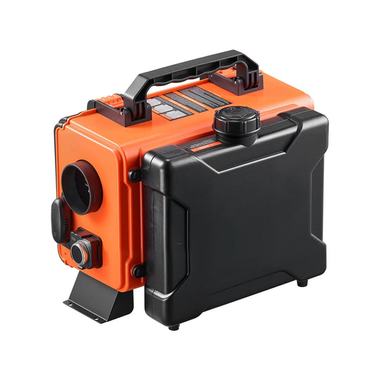 Heater for Roof Top Tent with outside diesel tank