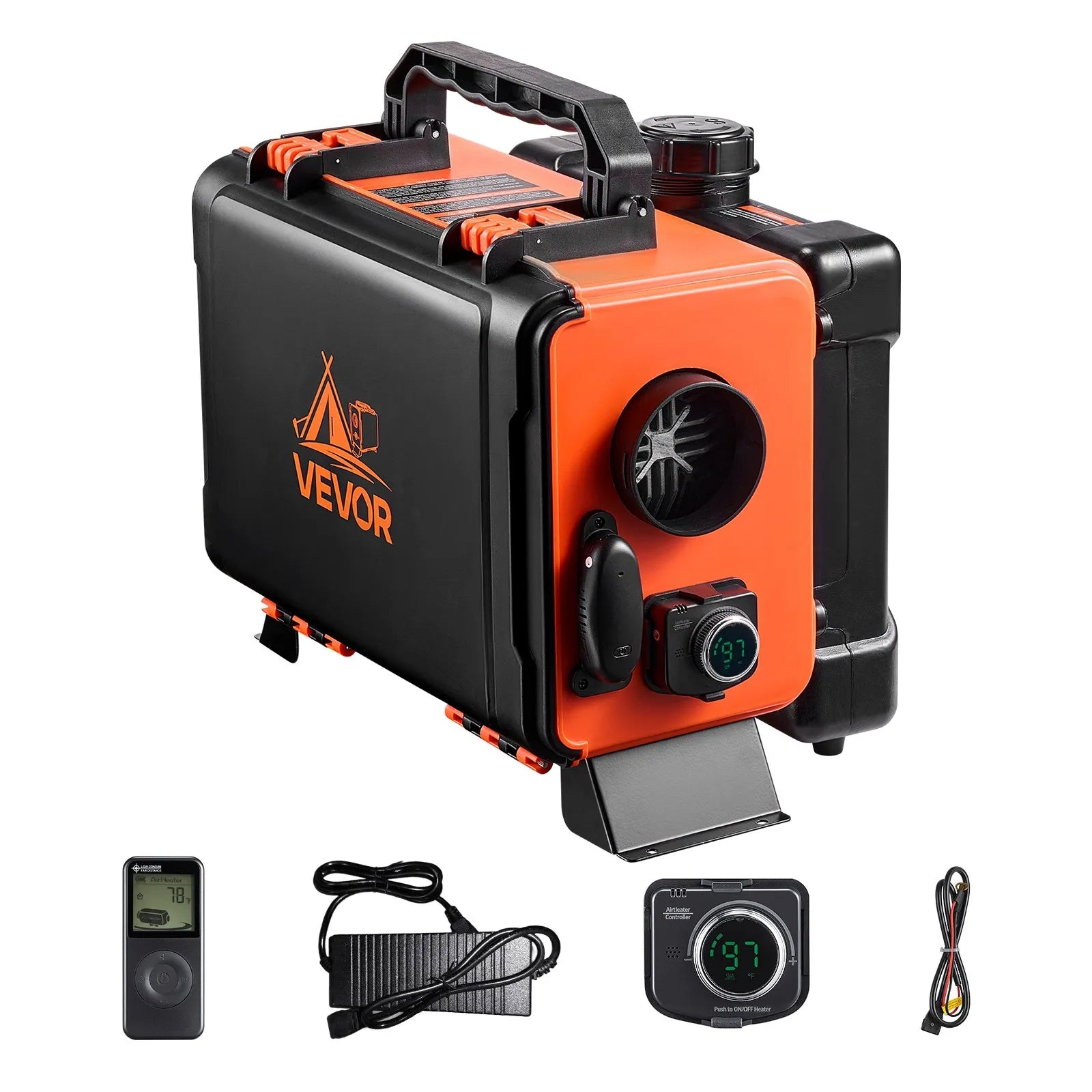 Front face with accessories for roof top tent