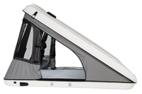 XL roof top tent for 4 person side view