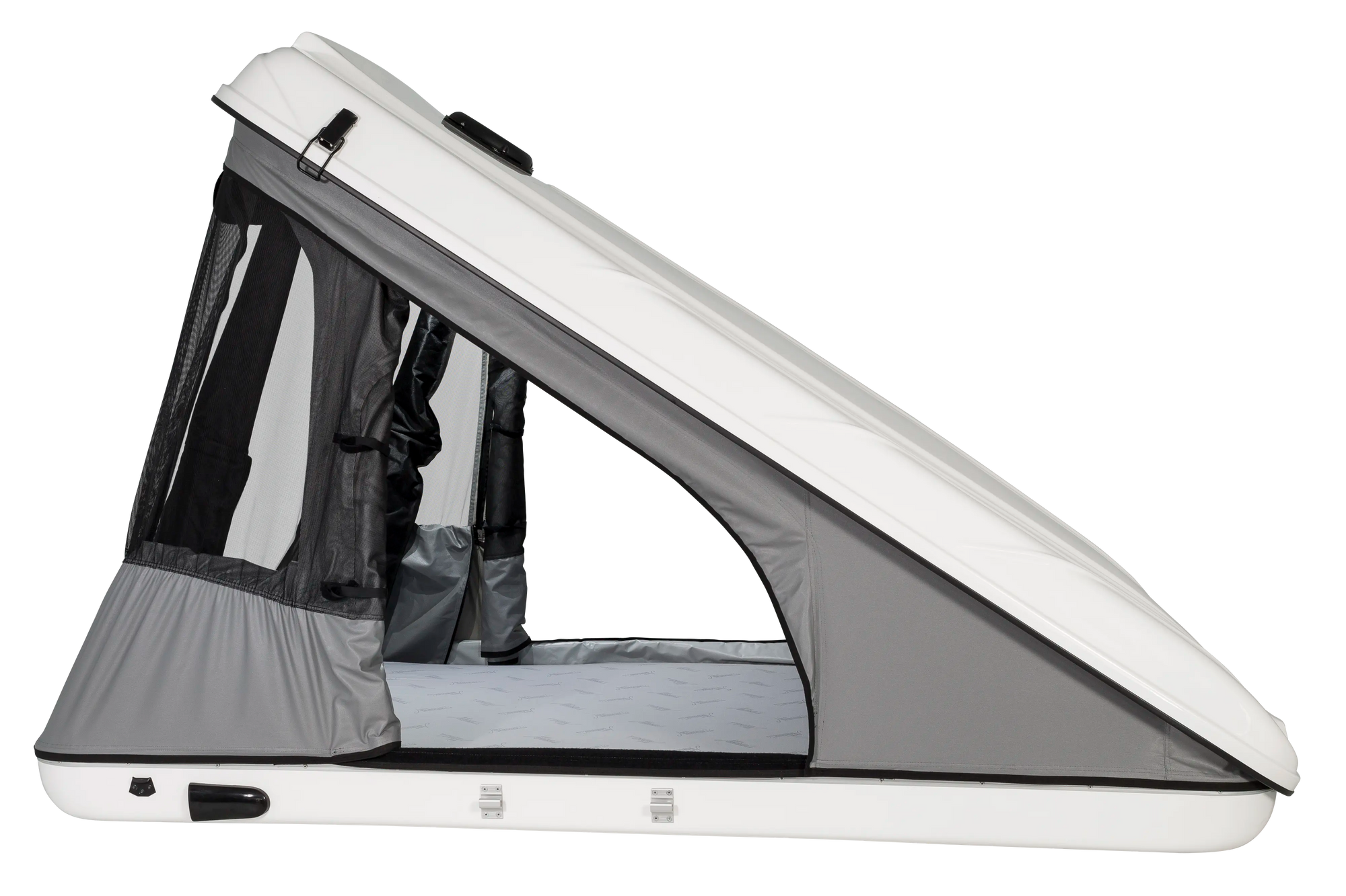 XL roof top tent for 4 person side view