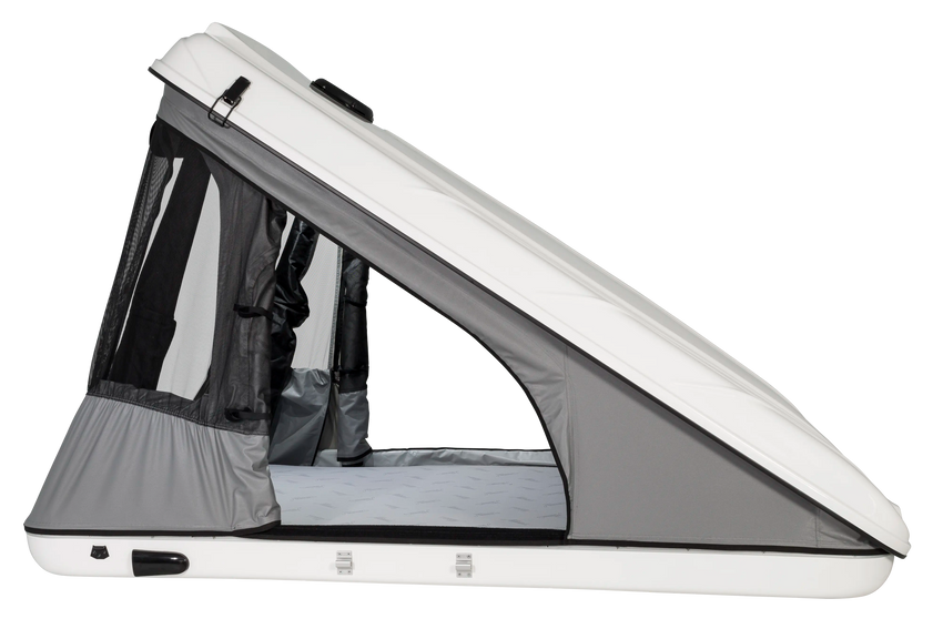 XL roof top tent for 4 person side view