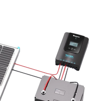 Contrôleur de charge solaire vue d'une démonstration