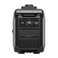 Front view of the quiet dual fuel generator