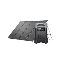 Portable Battery Generator with solar panel