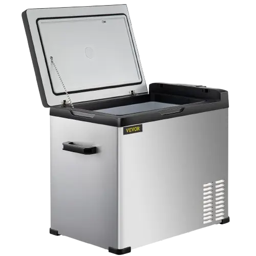 Electric Cooler box for Camping opened view