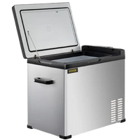 Electric Cooler box for Camping opened view