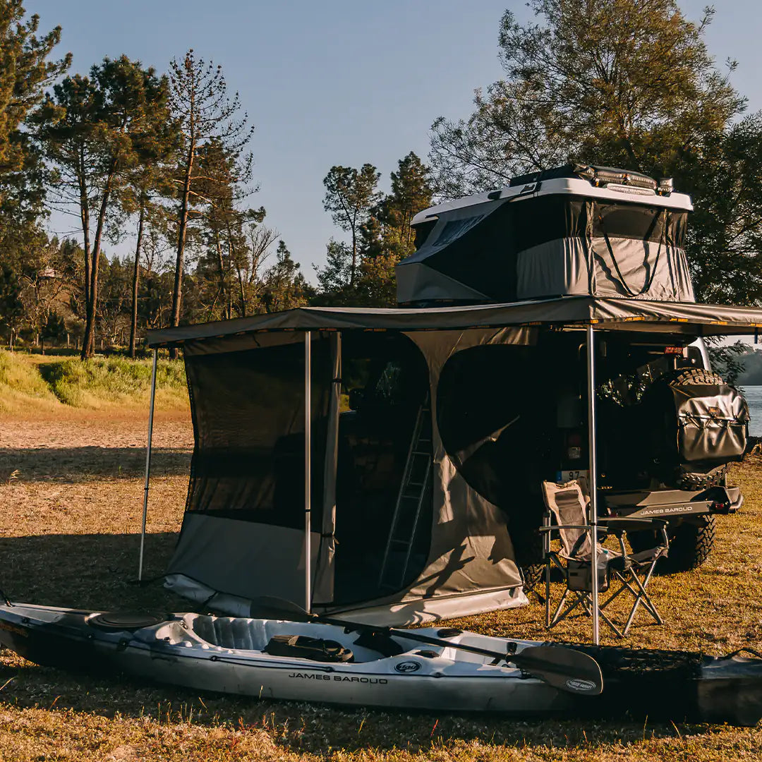 Large view with a kayak