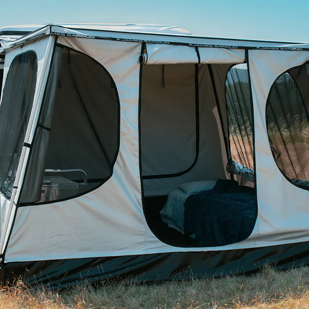 Large view of the annex for rooftop tent