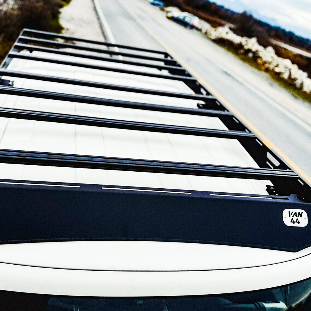 Top view of the crossbars