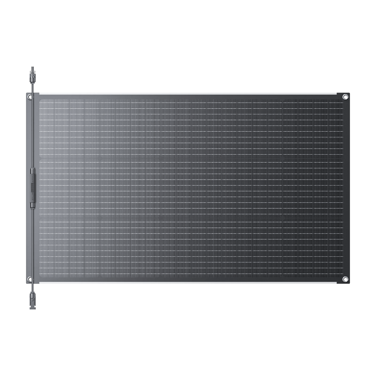 Top view of the 100W flexible solar panel