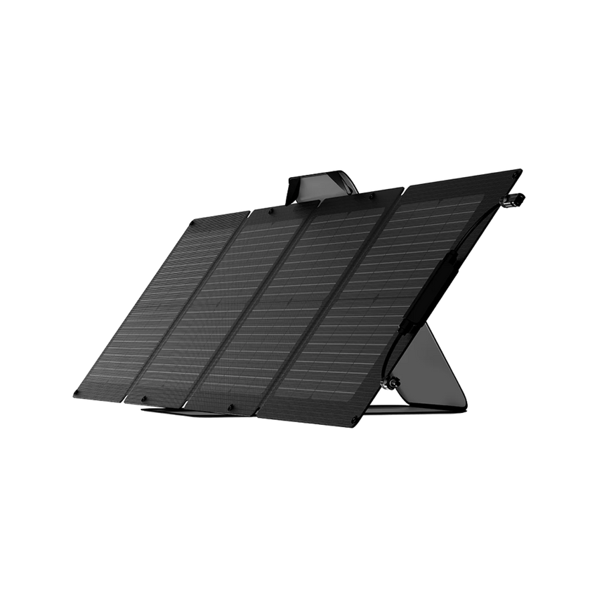 Side view of the foldable 110W Solar Panel