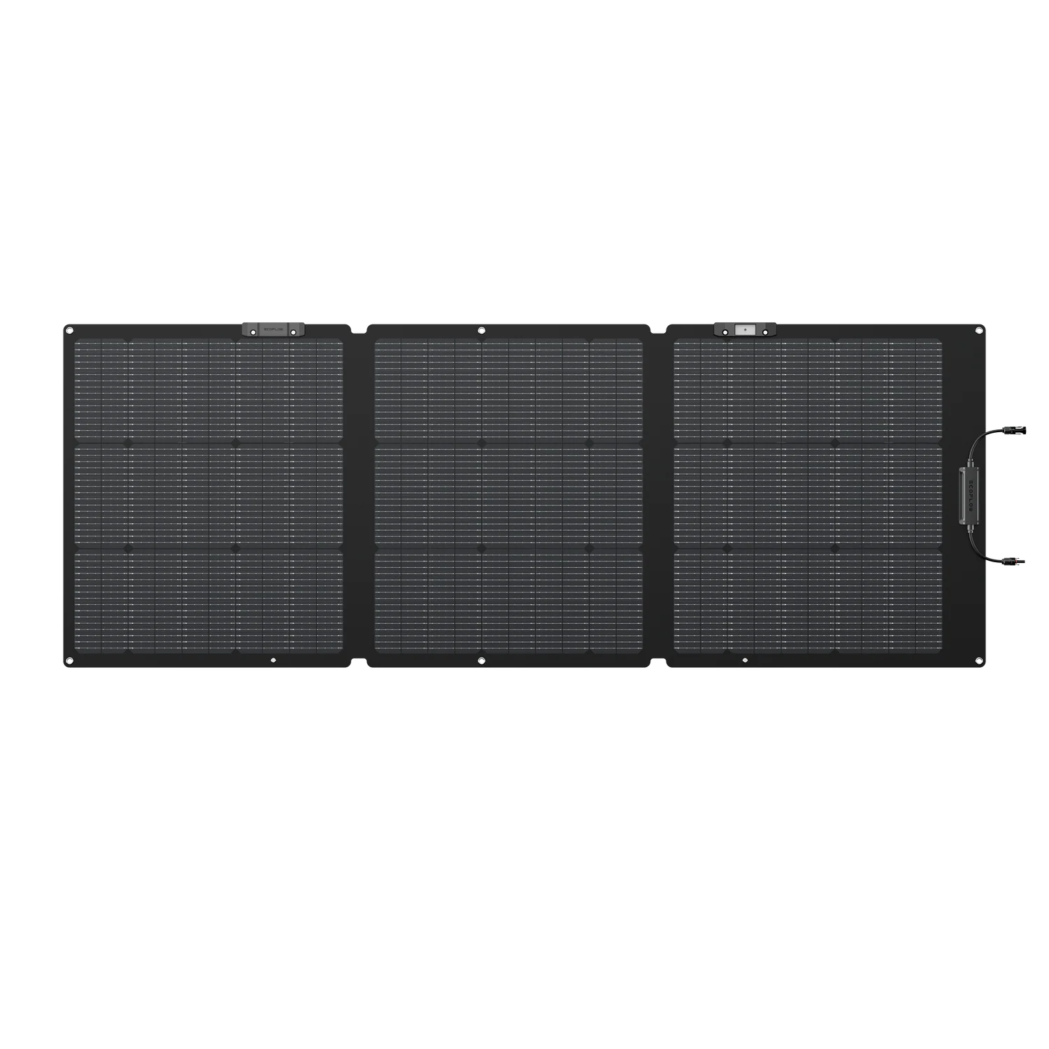 Top view of the 160W solar panel