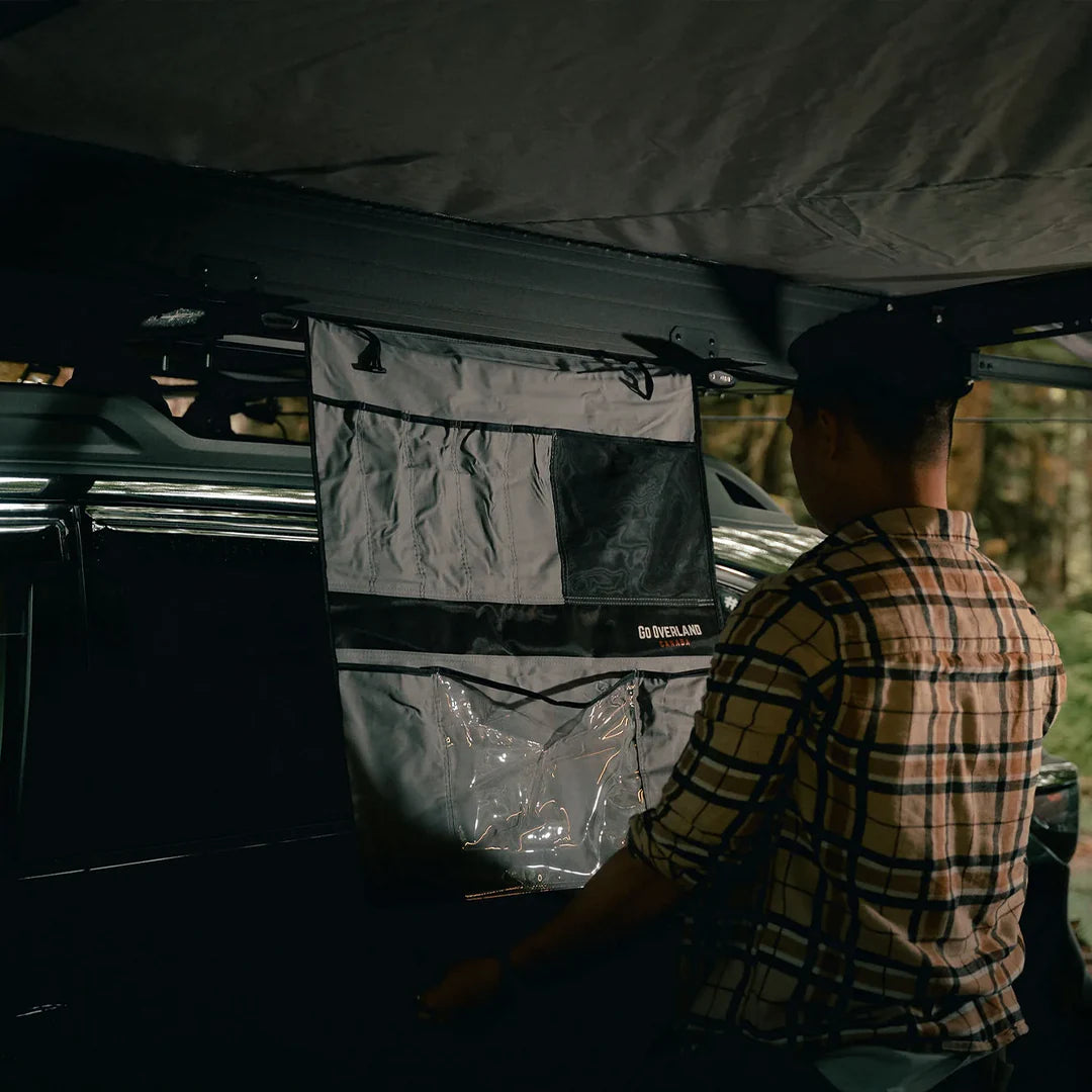 Awning Organizer for storage under the liner