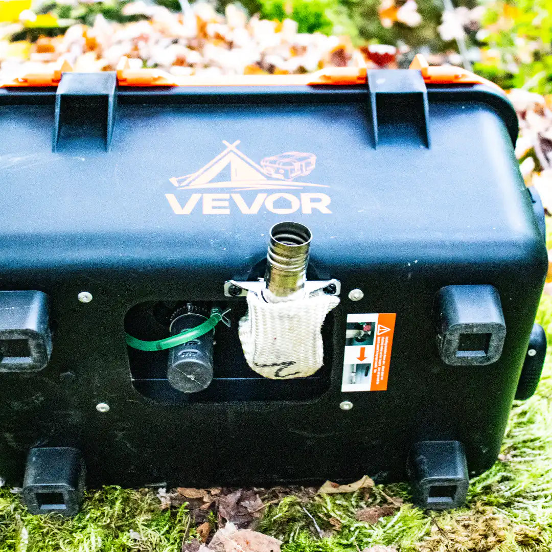 Air entry and side exhaust system