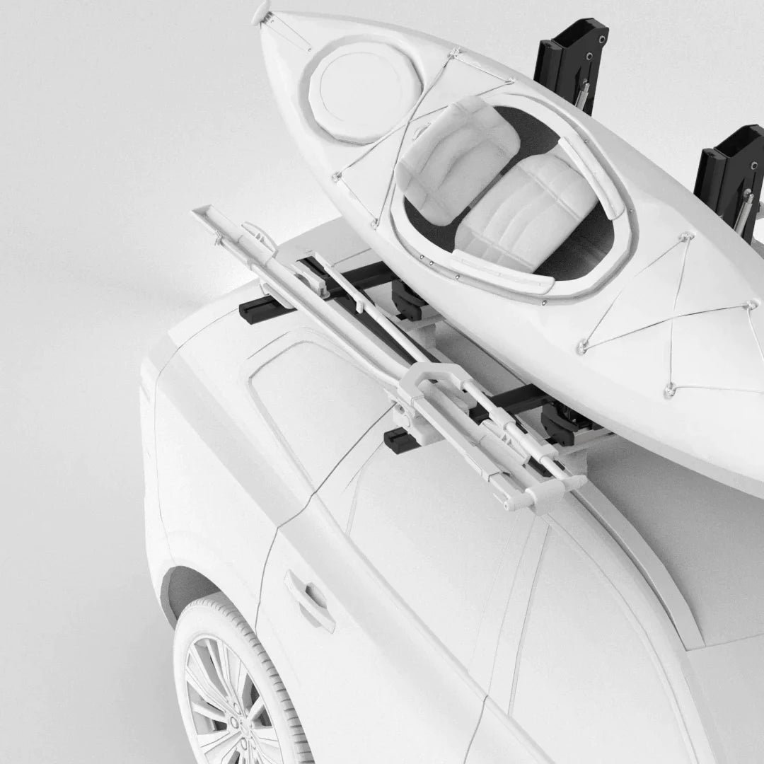 View of the Side Assisted Loading rack for Kayak