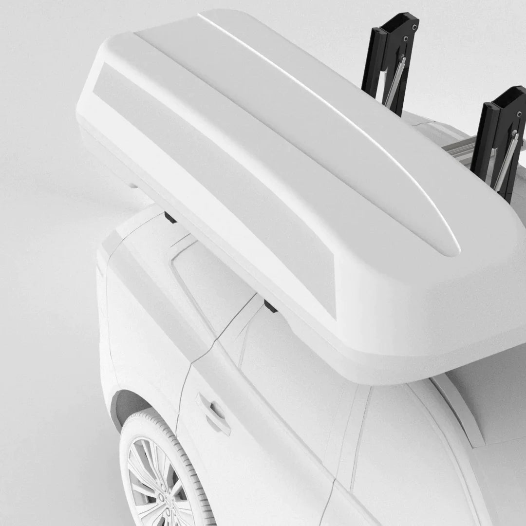 View of the Side Assisted Loading rack with cargo carrier