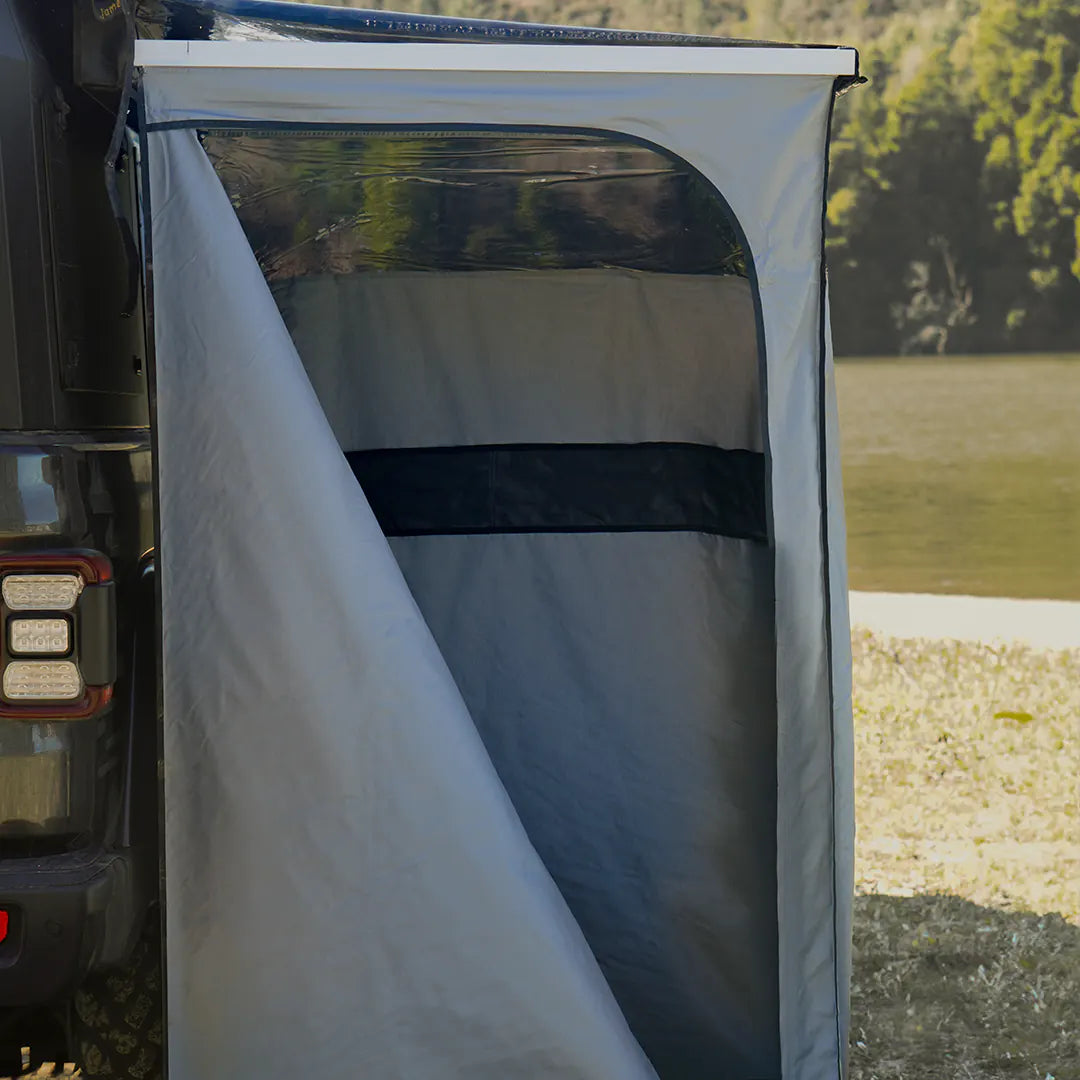 Freestanding Awning Shower Falcon Opened