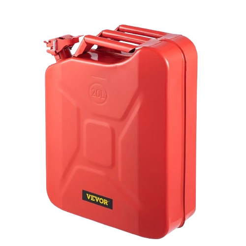 Jerrycan pour l'overland rouge resistant au choques 