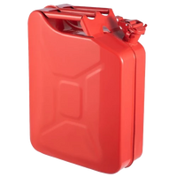 Jerrycan pour l'overland rouge en aluminium