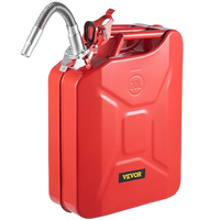 Jerrycan pour l'overland rouge  en aluminium