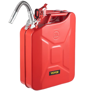 Jerrycan pour l'overland rouge  en aluminium