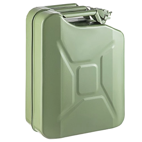 Jerrycan pour overland vert solide pour mission