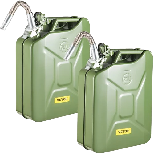 Jerrycan d'overland vert en kit de 2