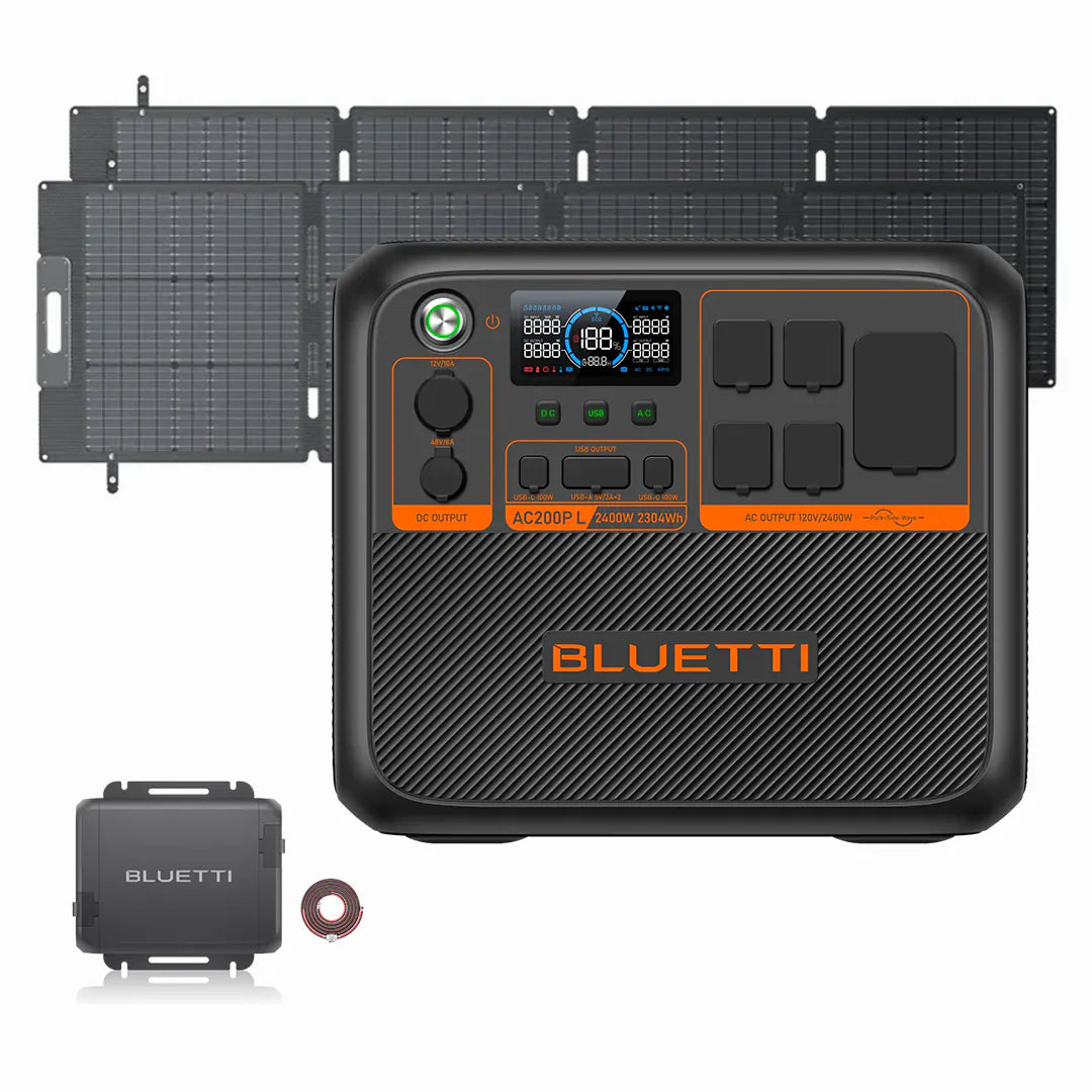 Large Portable Solar Generator for RV with 30 amp