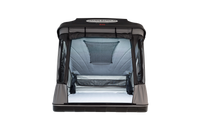 Rear view of the space s with lights turned on