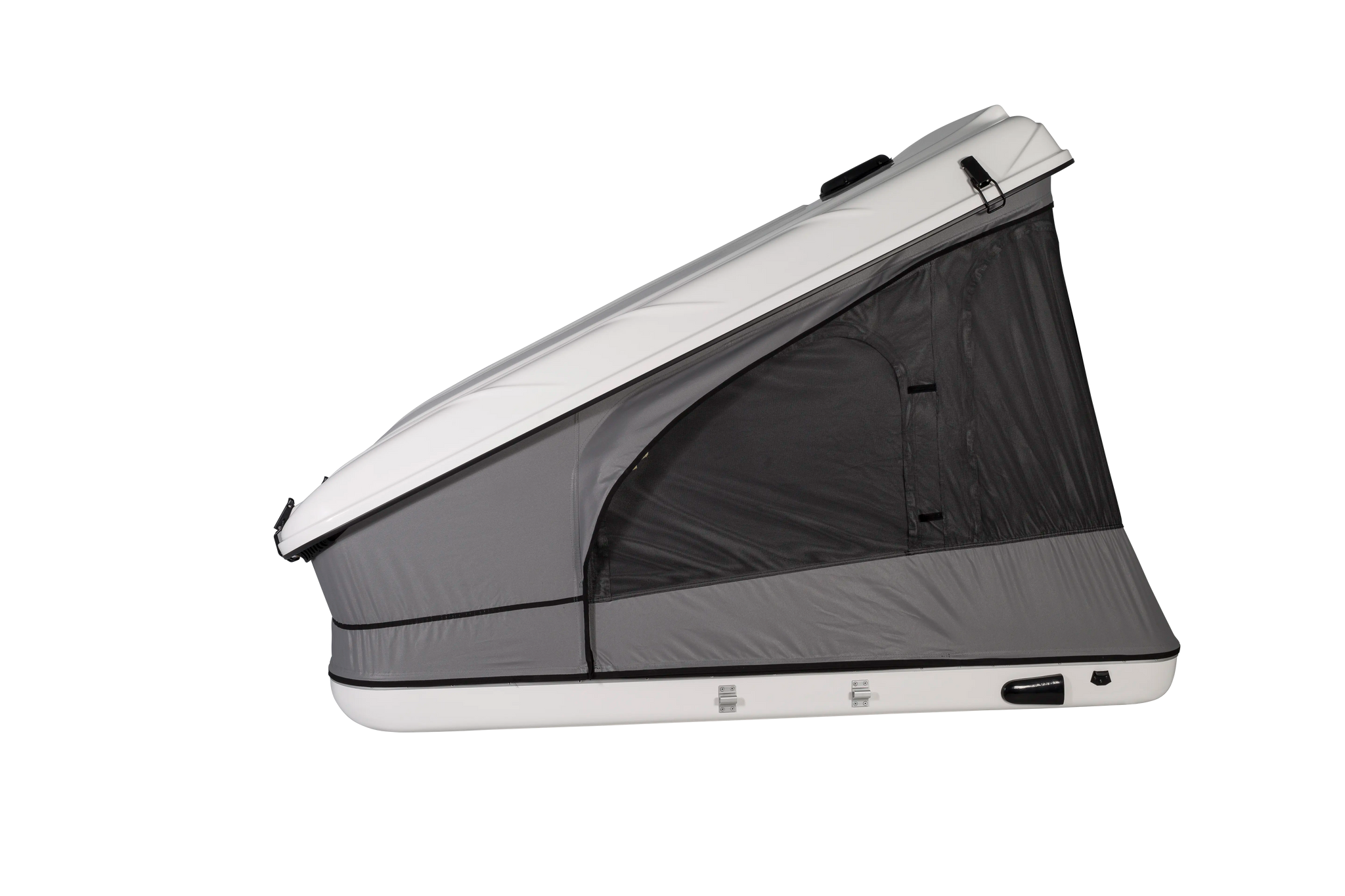 Side view of the tallest roof top tent of james baroud