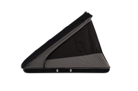 Side view of the lightweight rooftop tent