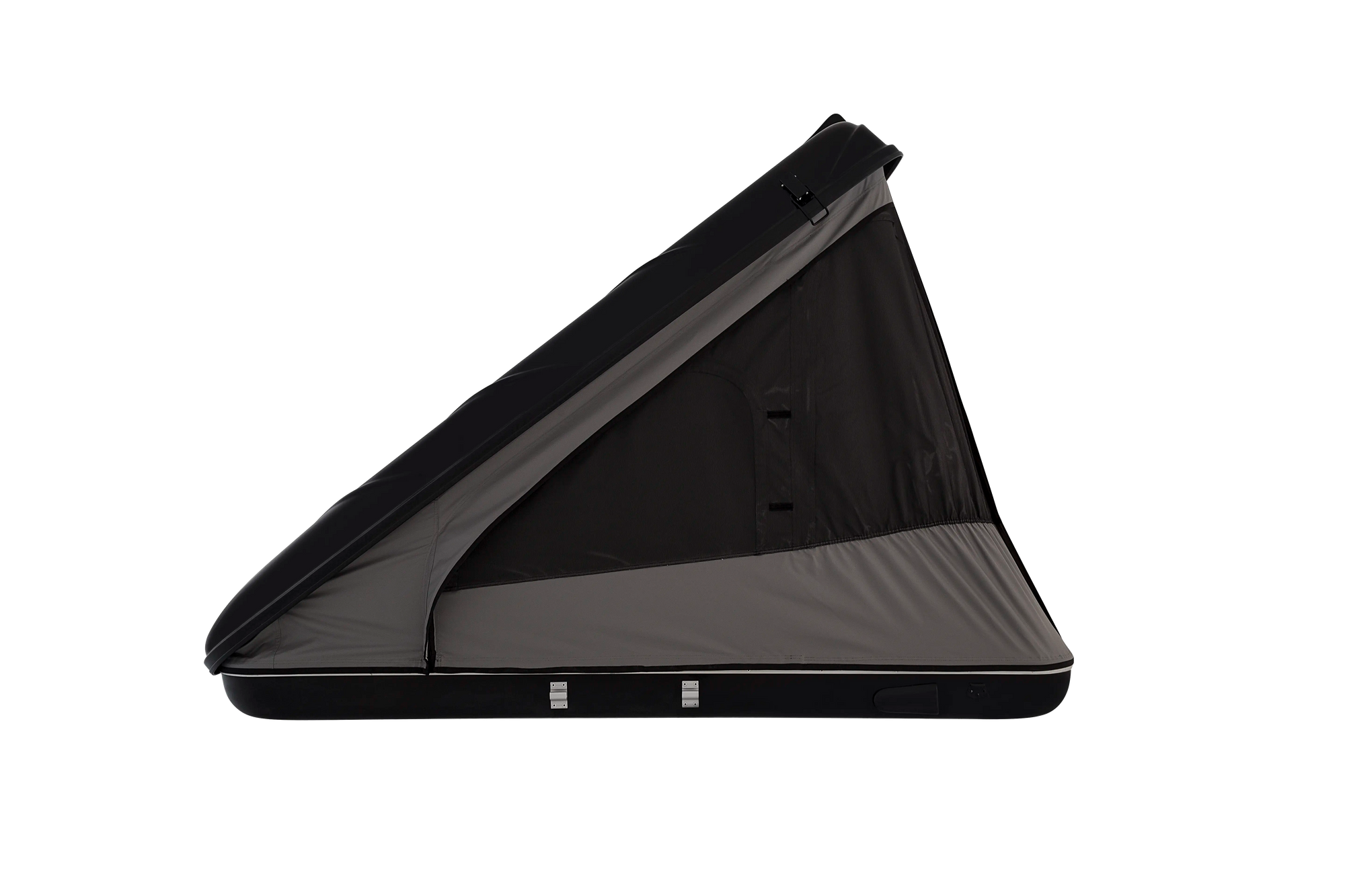 Side view of the lightweight rooftop tent