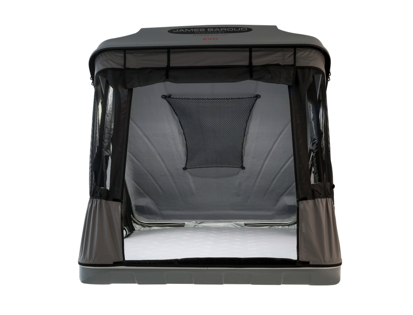 Grey color of the roof top tent